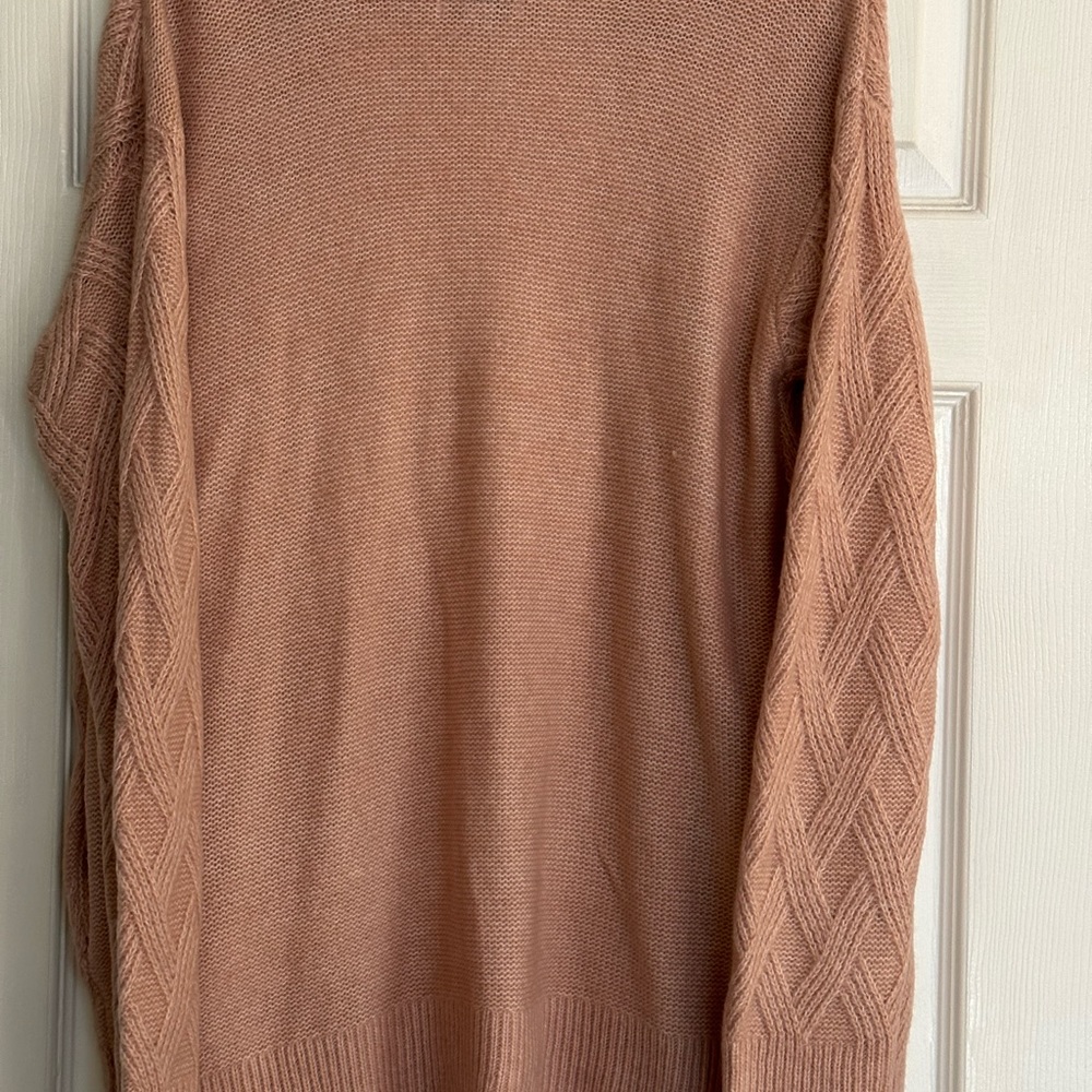 💕🌈💕 Croft & Barrow Brand Women’s Open Pink Cardigan Side Pockets 🥰 - Picture 2 of 5